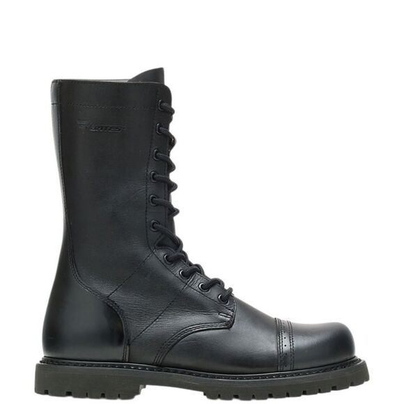 Bates Men's Paratrooper Combat Jump Boots Leather Black EO2184 Size Mens 8.5 - Picture 1 of 9